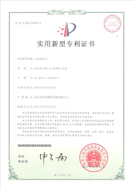 云母水位計
